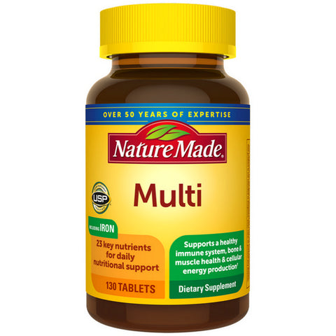 Multi Complete 130 Tabs by Nature Made