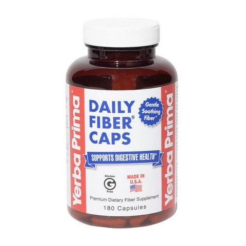 Yerba Prima, Daily Fiber, 625 MG, 180 Caps Yerba Prima