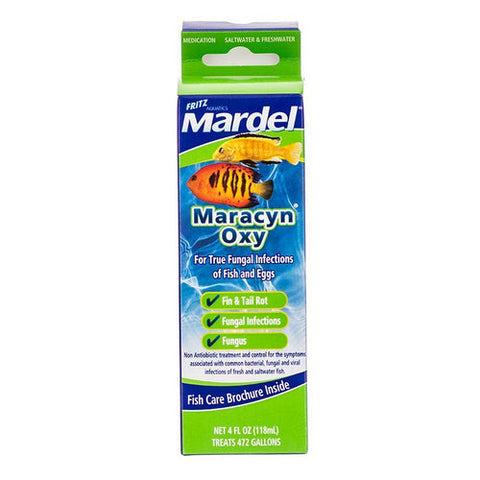 Maracyn Oxy Fungal Aquarium Medication 4 Oz (Treats 472 Gallons) by Mardel