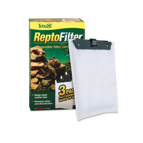 Tetrafauna, ReptoFilter Disposable Filter Cartridges, Medium - 90 GPH (3 Pack)