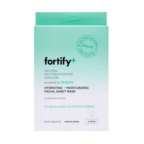 Fortify, Hydrating & Moisturizing Facial Sheet Mask, 5 Packets Fortify