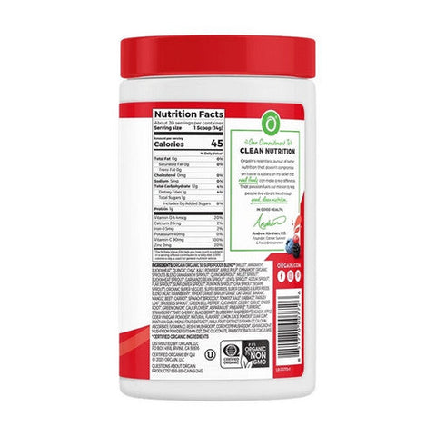 Orgain, Organic Superfoods + Immunity Apple, 9.9 Oz Orgain