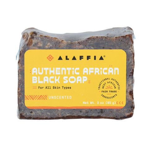 Alaffia, Authentic Tangerine Citrus African Black Liquid Soap, Unscented 3 Oz Alaffia