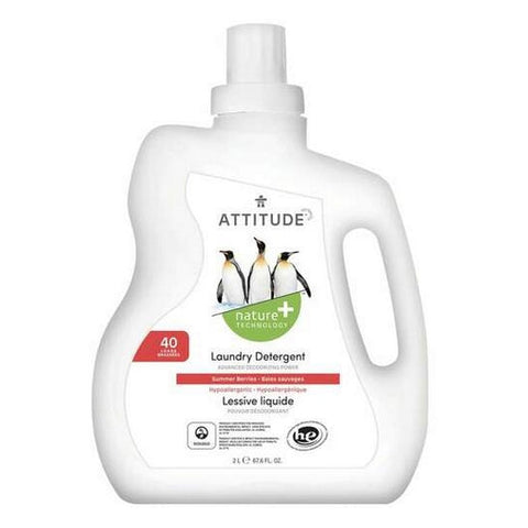 Attitude, Laundry Detergent Summer Berries, 67.6 Oz Attitude