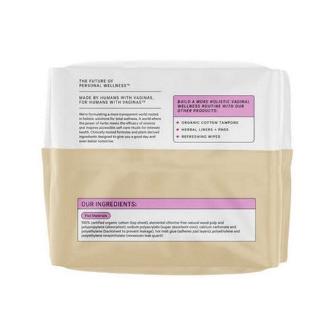 The Honey Pot, Incontinence Cotton Comfort Daytime Pads, 16 Count The Honey Pot