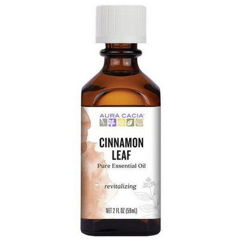 Aura Cacia, Essential Oil Cinnamon Revitalizing, 2 Oz