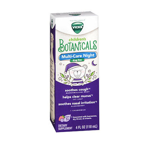 Crest, Vicks Children's Botanicals Multi-Care Night Liquid, 4 Oz Vicks