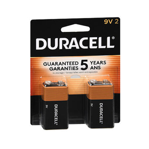 Duracell, 9v Alkaline Batteries, 2 Count Duracell