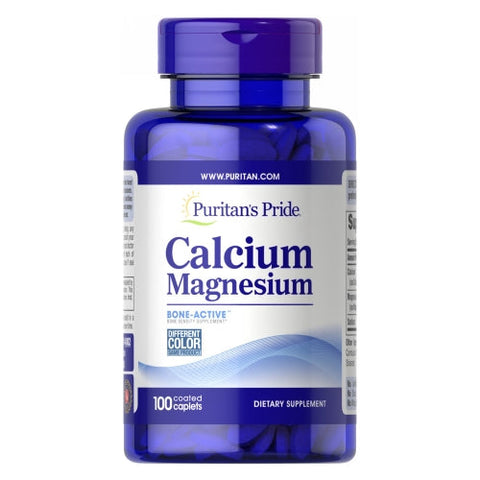 Puritan's Pride, Calcium Magnesium, 100 Caplets Puritan's Pride