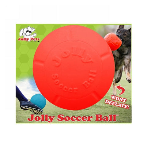 Jolly Pets, Jolly Soccer Ball Small (6") Orange, 1 Count Jolly Pets