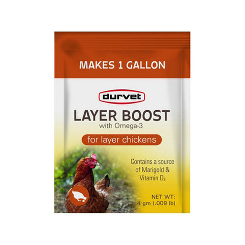 Durvet, Layer Boost With Omega-3 Chicken Supplement, 4 Grams Durvet