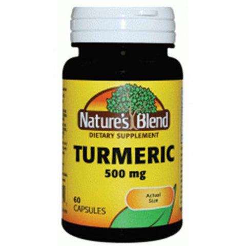 Nature's Blend, Turmeric With Black Pepper, 500 Mg, 60 Caps Nature's Blend