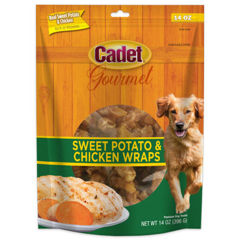 Cadet, Cadet Gourmet Sweet Potato & Chicken Wrapped Dog Treats, 1 Each/14 Oz. (1 Count) Cadet