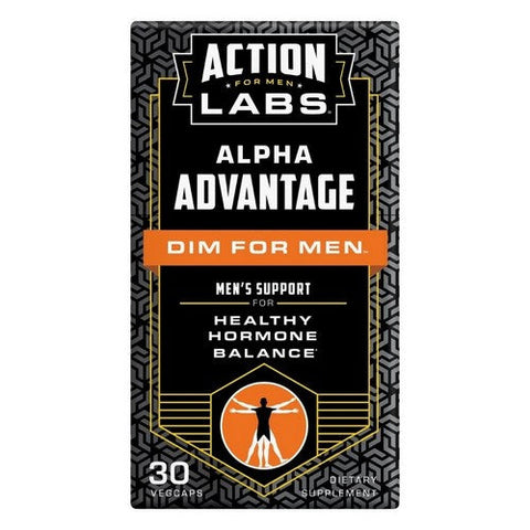 Action Labs, Dim For Men Alpha Advantage, 30 Veg Caps
