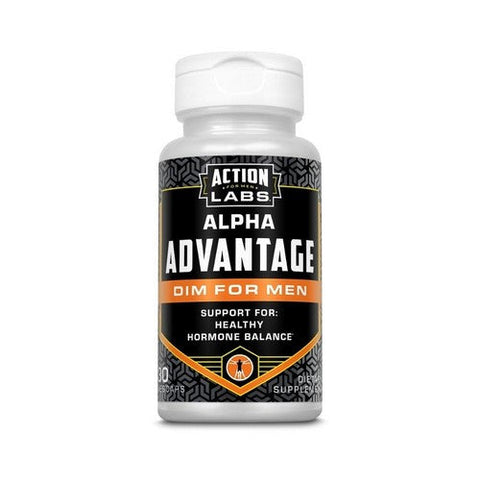Action Labs, Dim For Men Alpha Advantage, 30 Veg Caps