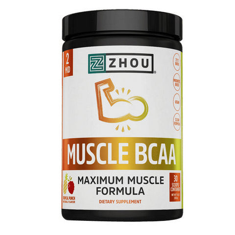 Zhou Nutrition, Muscle BCAA PWD, 330 Grams Zhou Nutrition