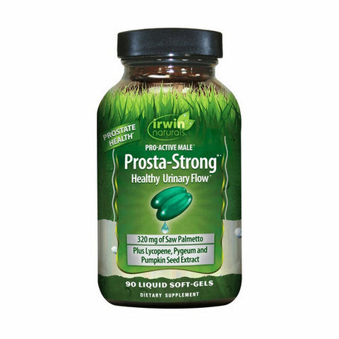 Irwin Naturals, Pro-Active Male Prosta-Strong Healthy Urinary Flow, 90 Liquid Softgels Irwin Naturals