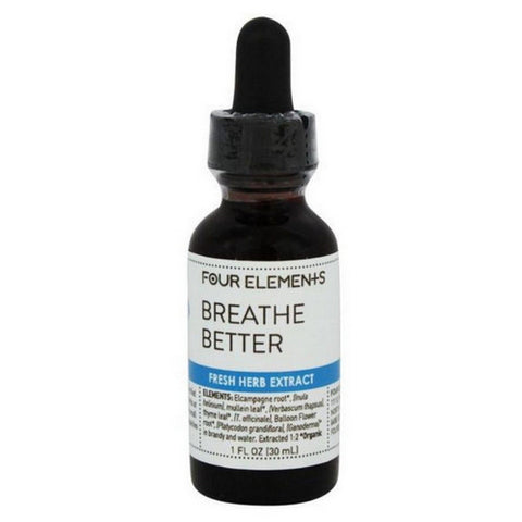 Breathe Better Herbal Tincture 1 Oz by Four Elements Herbals