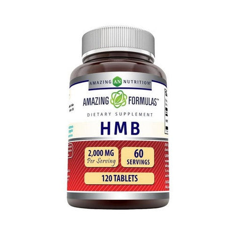 Amazing Nutrition, Amazing Formulas HMB, 2000 mg, 120 Tablets Amazing Nutrition