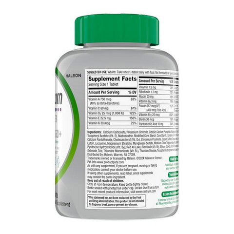 Centrum, Silver Adults 50 Plus Multivitamin, 220 Tabs Centrum