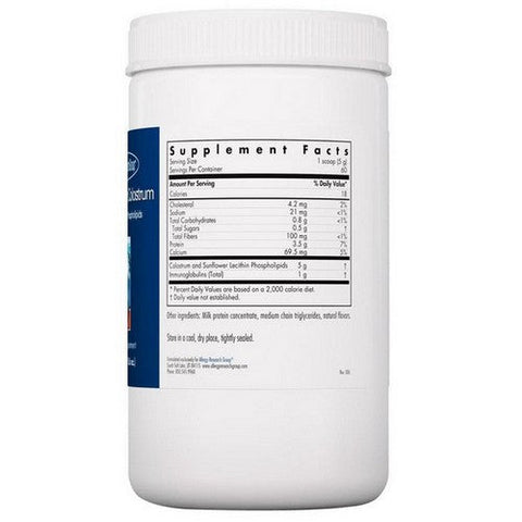 Nutricology/ Allergy Research Group, Phospholipid Colostrum With Sunflower Phospholipids, 300 Grams Nutricology/ Allergy Research Group