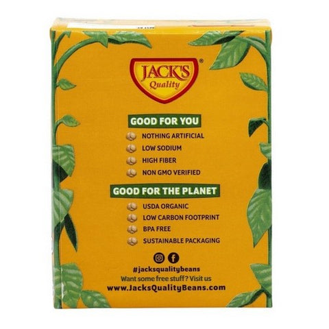 Jack's Quality, Organic Low Sodium Garbanzo Beans, 13.4 Oz(Case Of 8) Jack's Quality