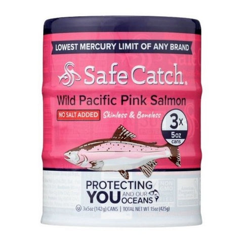Wild Pink Salmon 15 Oz (Case Of 6) by Safecatch