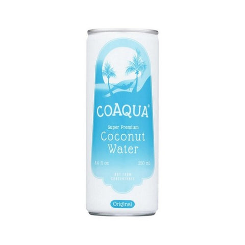 Coaqua, Original Super Premium Coconut Water, 8.4 Oz(Case Of 6)