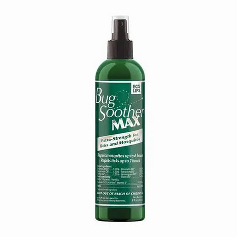 Max Extra Strength Mosquito And Tick Spray 8 Oz by Bug Soother