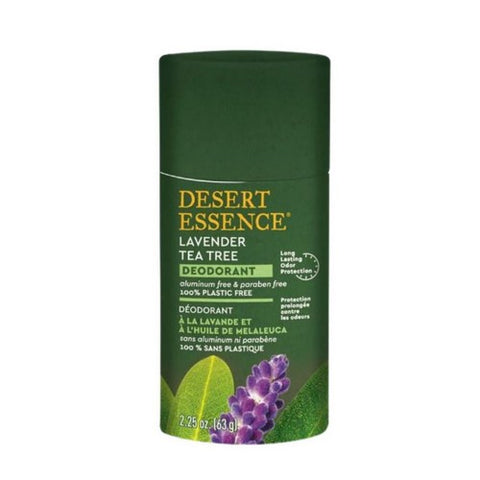 Tea Tree Lavender Plastic-Free Deodorant 2.25 Oz by Desert Essence