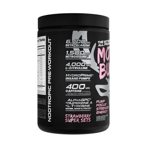 Bucked Up, Mother Bucker Strawberry Super Set, 12.7 Oz Bucked Up
