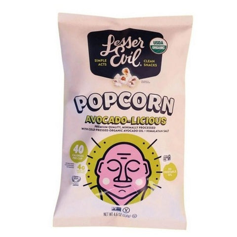 Popcorn Avocado Licious 4.6 Oz (Case Of 12) by Lesser Evil