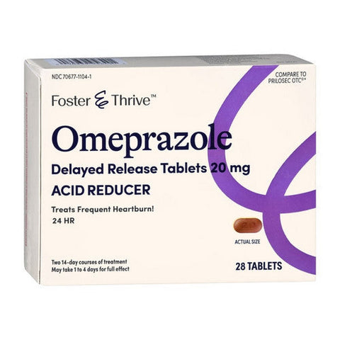 Foster And Thrive, Omeprazole Delayed Release, 20 Mg, 28 Tabs Foster And Thrive