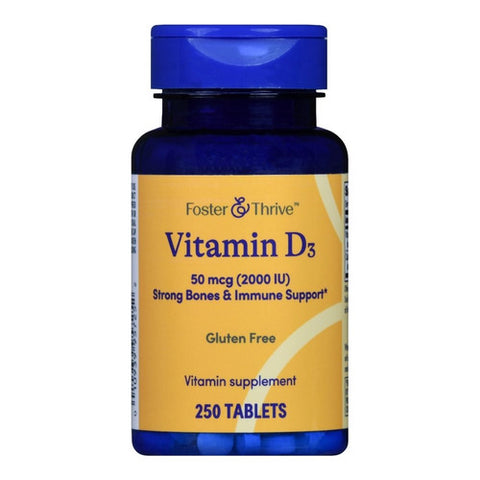 Vitamin D3 250 Tabs by Foster And Thrive