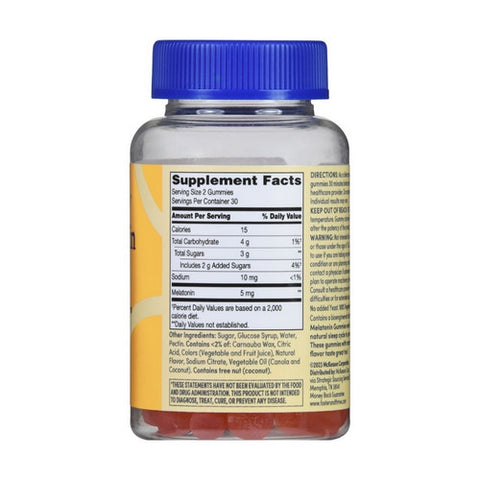 Foster And Thrive, Melatonin Gummies, 5 Mg, 60 Count Foster And Thrive