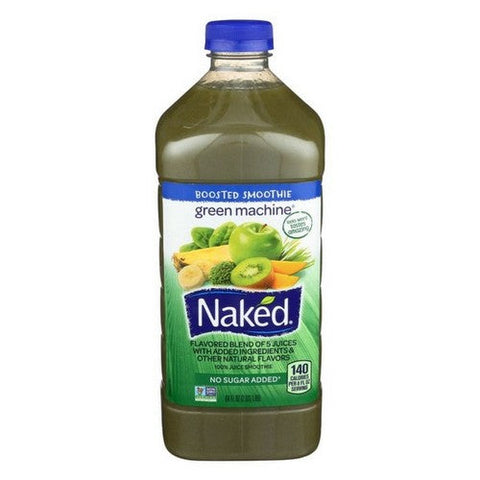 Naked, Green Machine Boosted Smoothie, 64 Oz (Case Of 6)