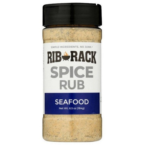 Rib Rack, Rub Seafood Spice, 6.5 Oz (Case Of 6) Rib Rack