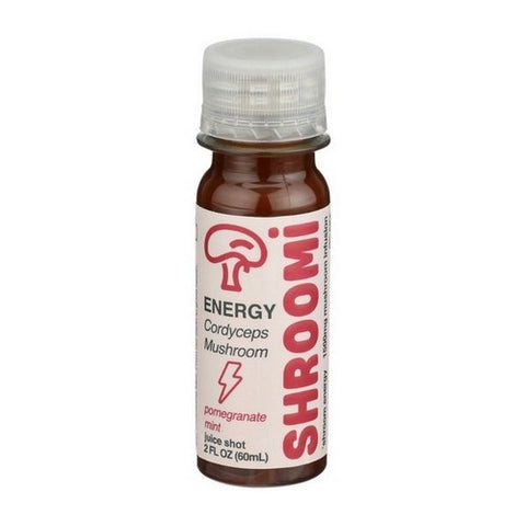 Mushroom Energy Shot Pomegranate Mint 2 Oz (Case Of 12) by Shroomi