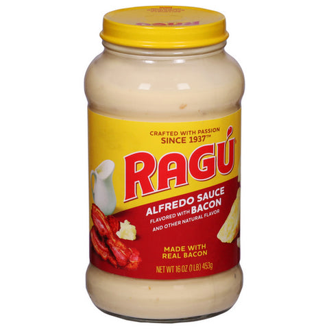 Ragu With Bacon Alfredo Sauce 16 Oz (Case Of 12) by Ragu