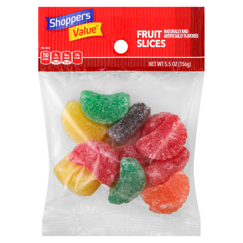 Fruit Slices 5.5 Oz (Case Of 12) by Shoppers Value
