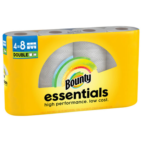 Essentials Select A Size Paper Towels White 108 Sheets Per Roll 4 Double Rolls (Case Of 6) by Bounty