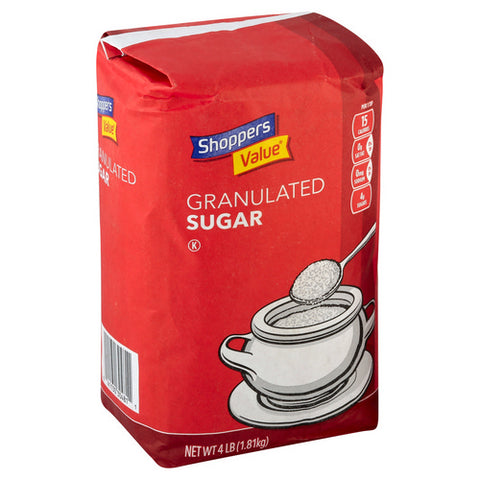 Granulated Sugar 4 Lbs (Case Of 10) by Shoppers Value