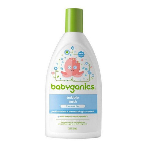 Babyganics, Bubble Bath Fragrance Free, 20 Oz Babyganics