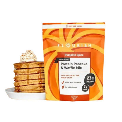 Pumpkin Spice Protein Pancake Mix 16 Oz by Flourish