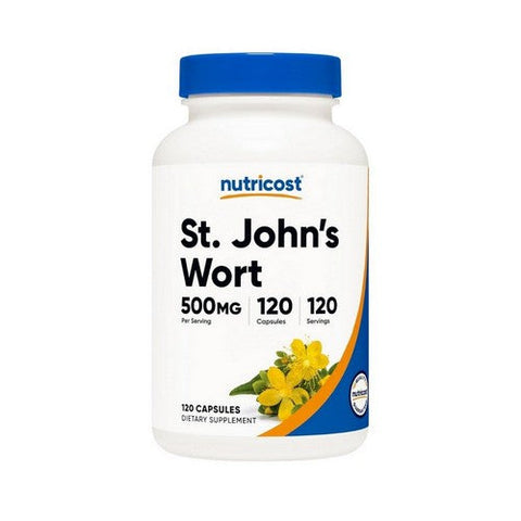 Nutricost, St Johns Wort Capsules, 500 Mg, 120 Count Nutricost
