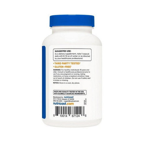 Nutricost, L-Arginine And L-Citrulline, 750 Mg, 120 Caps Nutricost