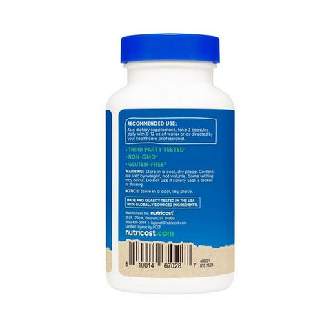 Nutricost, Lion'S Mane Mushroom, 2100 Mg, 90 Caps Nutricost