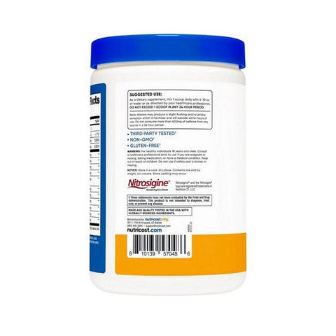 Nutricost, Performance Pre-C Pre-Workout Complex With Creatine Peach Mango, 1 Lb Nutricost