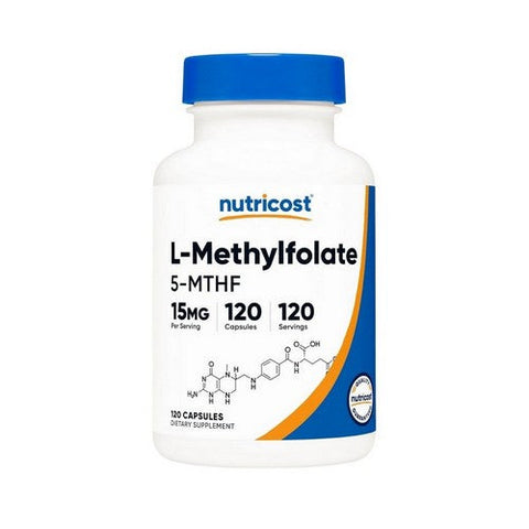 Nutricost, L-Methylfolate Capsules, 15 Mg, 120 Count Nutricost