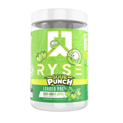 Ryse Supplements, Loaded Pre Workout Powder Sour Punch, 420 Grams Ryse Supplements